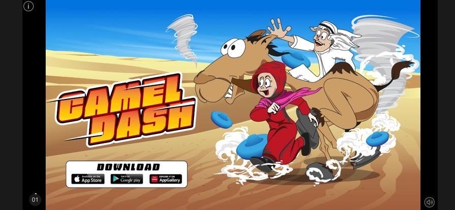 Camel Dash, campaign creative